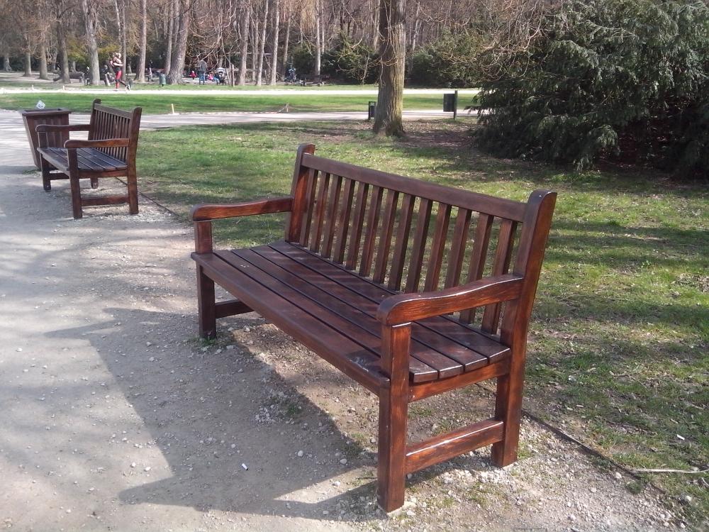 parter hvězdy s dětským hřištěm u parteru v pozadí