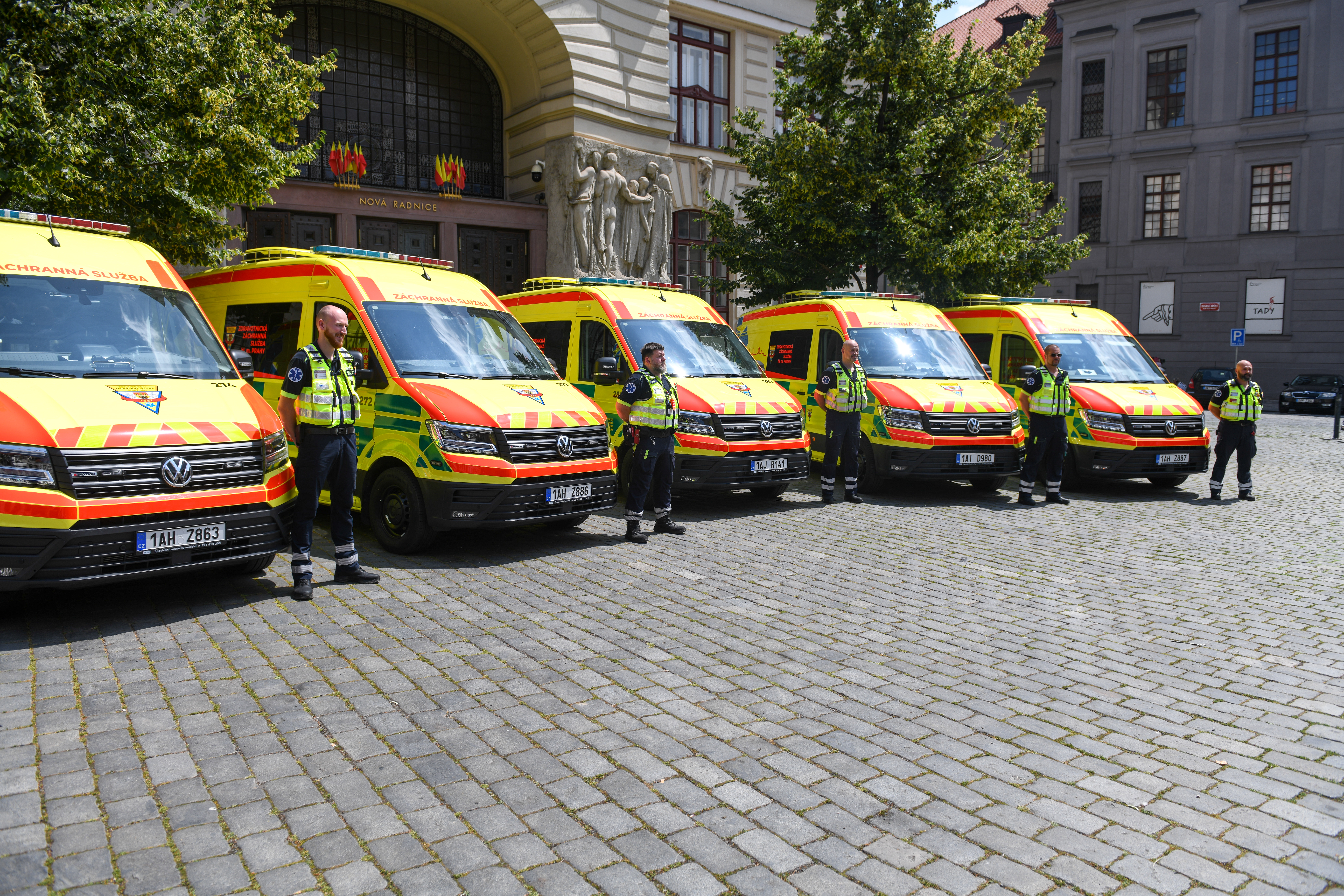 Představení nových sanitních vozů 2025